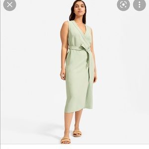 Everlane Japanese go weave wrap dress - size 14